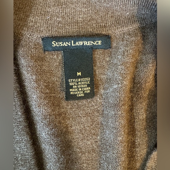 Susan Lawrence Duster Long Sleeve Womens size Medium Cardigan - Picture 5 of 7